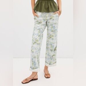 Anthropologie Pilcro The Roamer Watercolor Utility Pants | Size 31